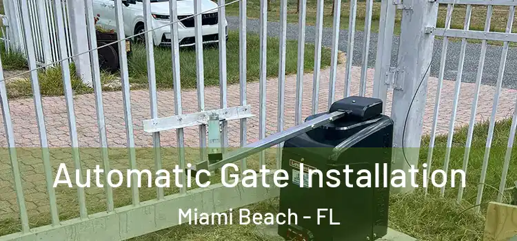 Automatic Gate Installation Miami Beach - FL