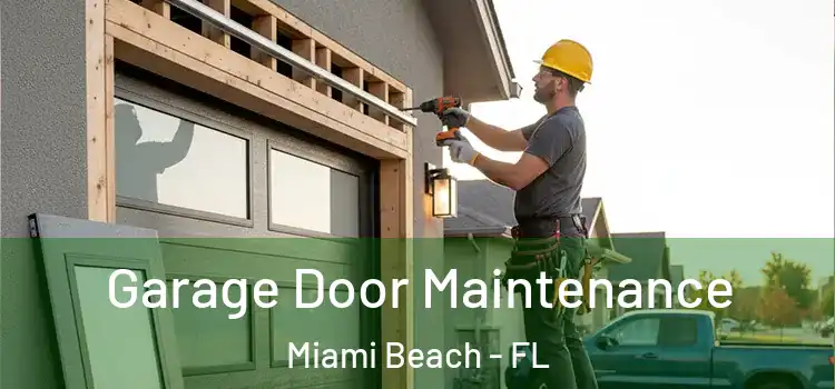 Garage Door Maintenance Miami Beach - FL